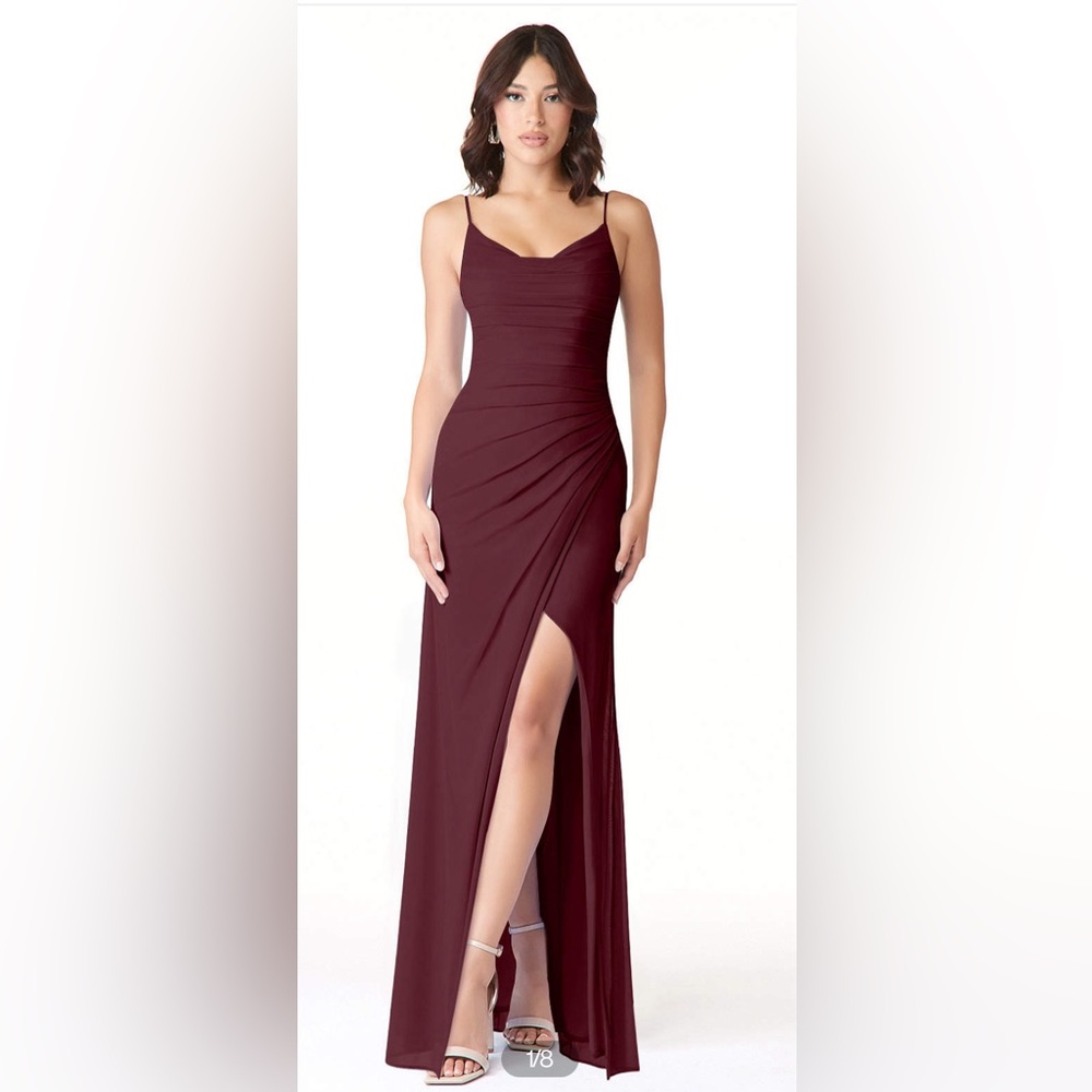 Azazie Deandra Dress Cabernet